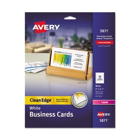 CARD,CE BUSINESS 200,WHT